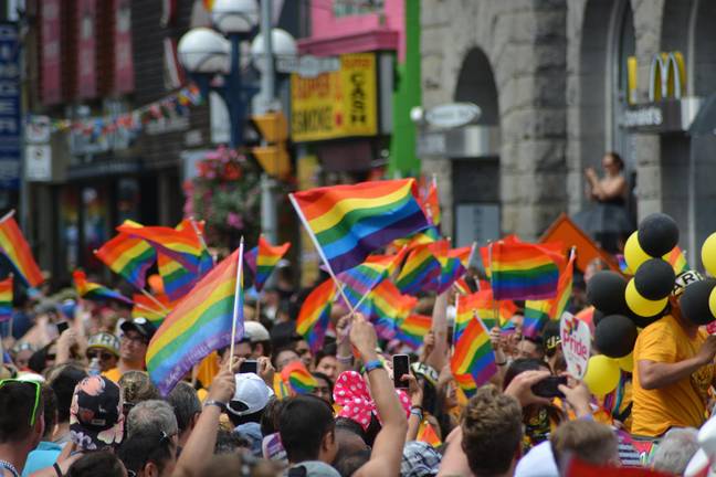 LGBT Pride march. Credit: Pixabay