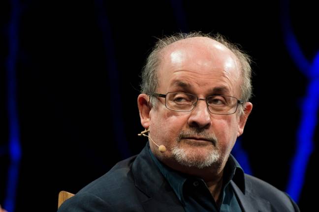 Rushdie is the author of the controversial book, The Satanic Verses. Credit: Keith Morris/Hay Ffotos/Alamy Stock Photo