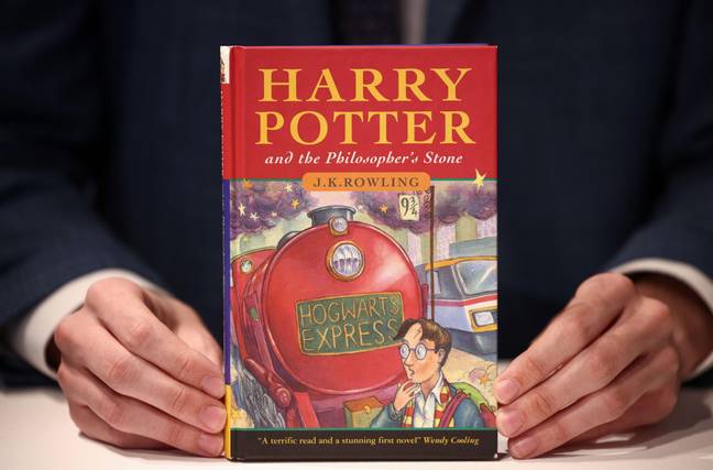 A rare first edition and signed copy of Harry Potter and the Philosopher's Stone is set to sell at auction for over £200,000. Credit: Alamy