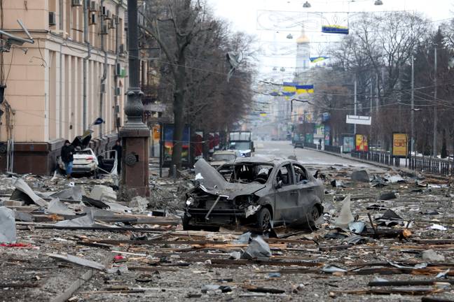 Missile strikes hit central Kharkiv (Alamy)