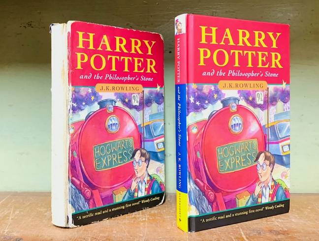 Two first editions of Harry Potter and the Philosopher's Stone (SWNS)