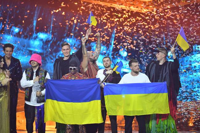 Kalush Orchestra took home the crown for Ukraine at the Eurovision song contest. Credit: Alamy