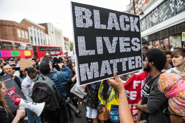 Black Lives Matter supporters (Alamy)