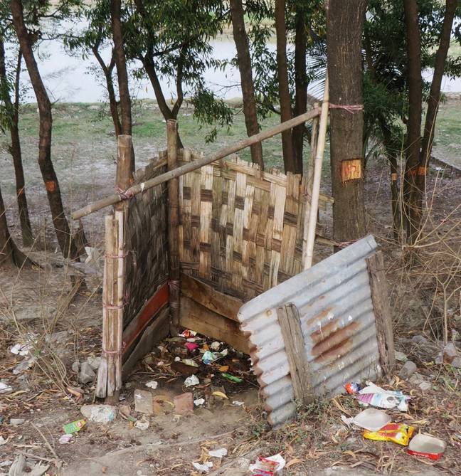 Graham has visited some of the world's worst toilets. Credit: Graham Askey / SWNS
