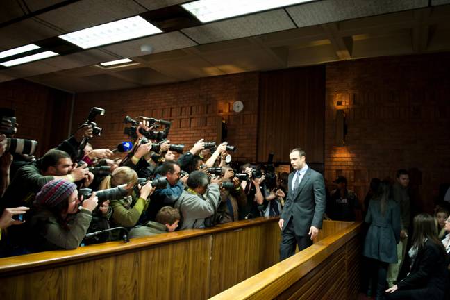 Oscar Pistorius went to trial in 2014. Credit: Alamy