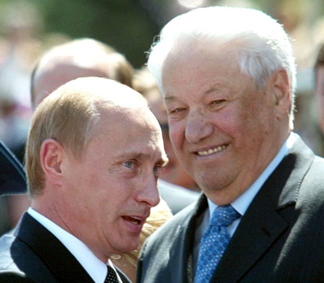 Vladimir Putin and Boris Yeltsin (Alamy) 