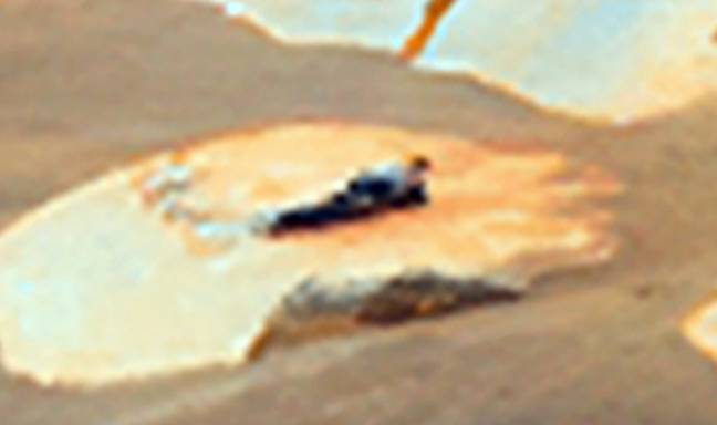 Figure on mars (UFOSightingsDaily.com)