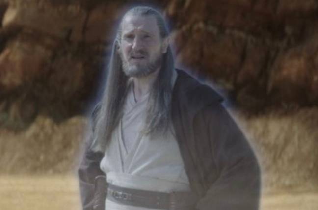 Neeson's appearance in Obi-Wan Kenobi was met with excitement across social media (Credit: Disney+)