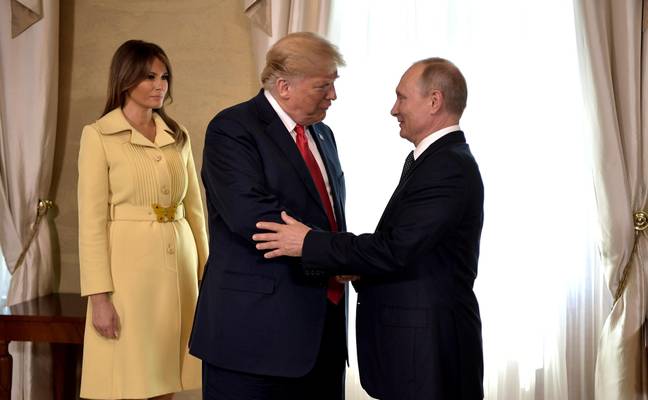 Russian President Vladimir Putin and former US President Donald Trump. (Alamy) 