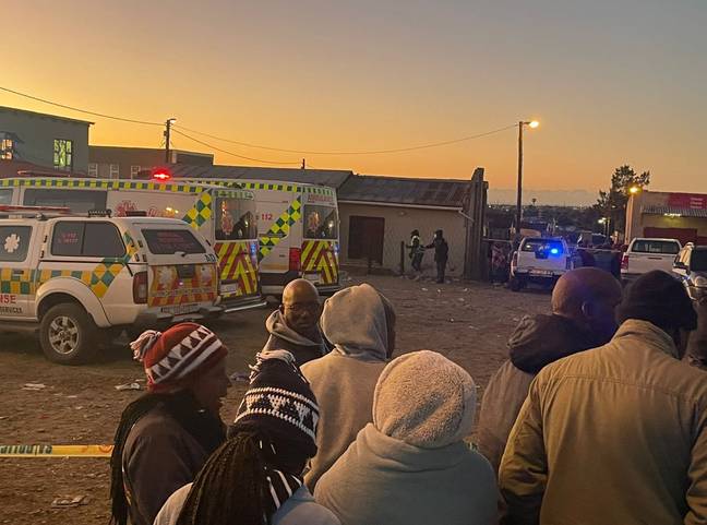 Around 20 people were found having passed away at a club in South Africa. Credit: @kluisenaar/Twitter
