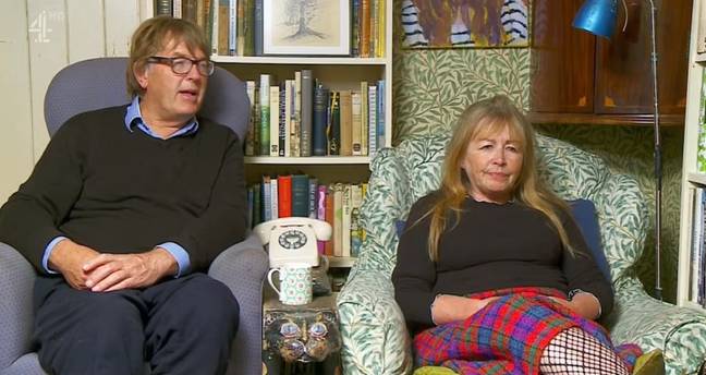 Giles and Mary on Gogglebox (Channel 4)