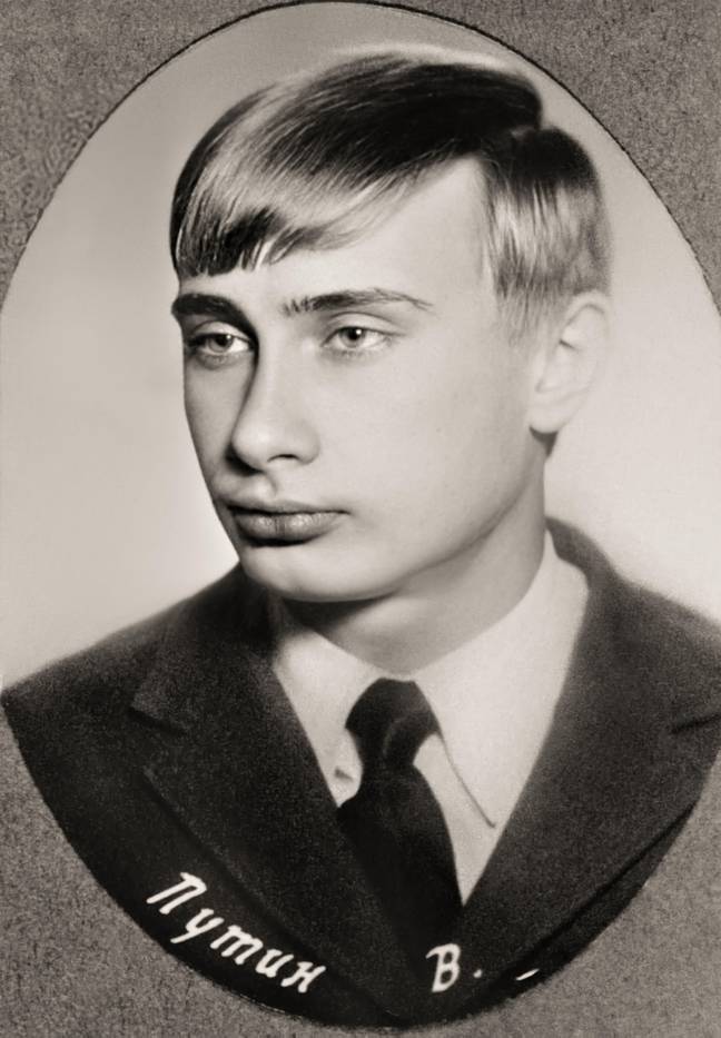 Young Vladimir Putin (Alamy) 