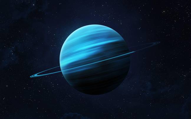 While Uranus is a subtle pale blue, Neptune, on the other hand, is a bright deep blue. Credit: Alamy