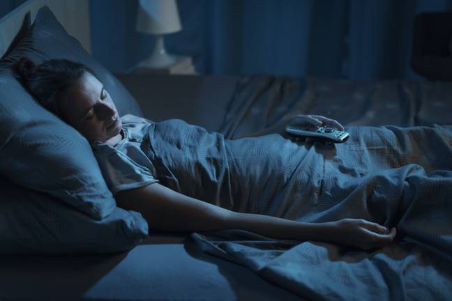 It turns out that sleeping with the TV turned on is really bad for your health in the long run. Credit: Shutterstock