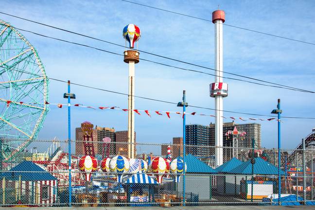 Coney Island amusement park is still going strong today. Credit: Cheryl Rinzler / Alamy Stock Photo