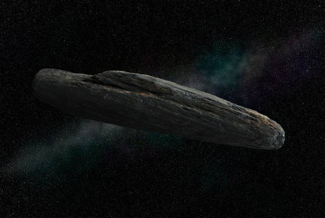 Interstellar asteroid 'Oumuamua. Credit: Alamy
