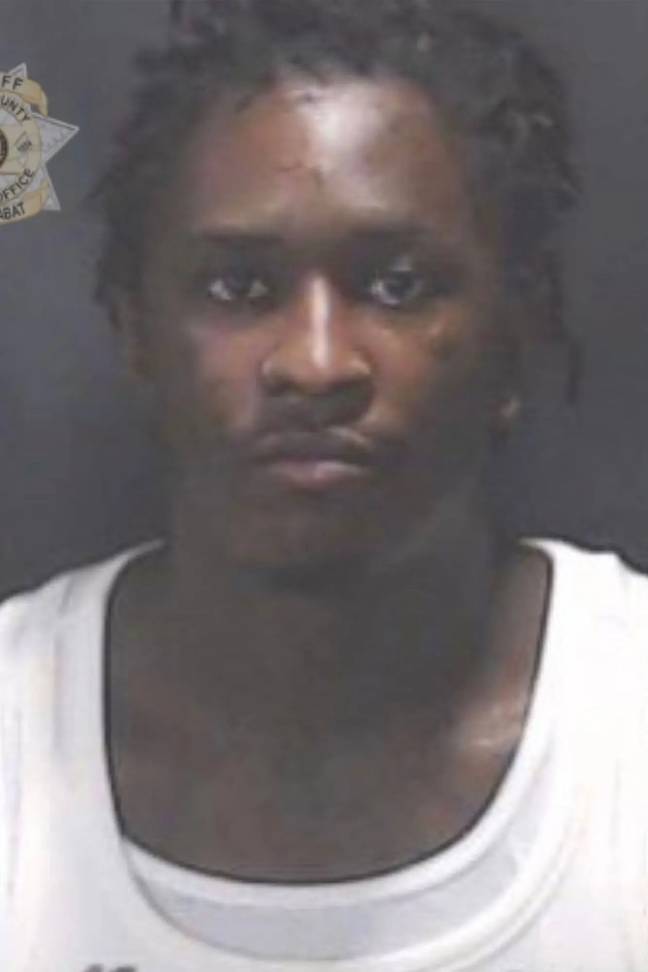 Rapper Young Thug has been arrested. Credit: Fulton County Sheriff's Office