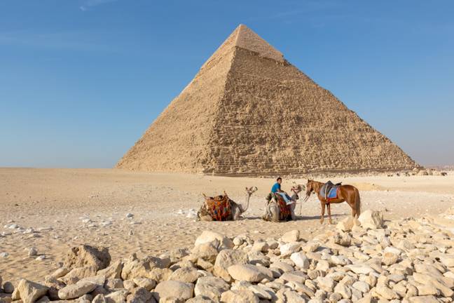 The Pyramids of Giza aren't as remote as many people think. Credit: Alamy