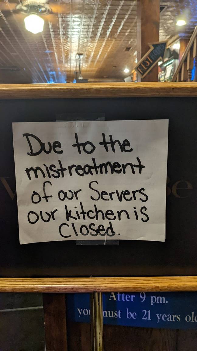Larah Moore closed early due to rude customers. Credit: Larah Moore/Facebook
