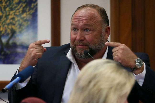 Alex Jones has been forced to pay $49.3 million (£40.8m) in damages to parents of Sandy Hook Elementary School. Credit: Alamy