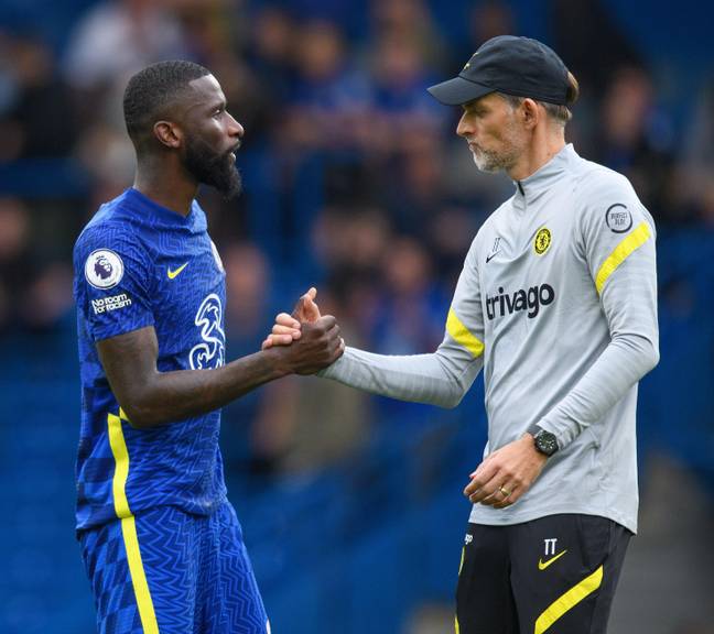 Tuchel has confirmed Rudiger will leave Chelsea at the end of the season (Image: PA)