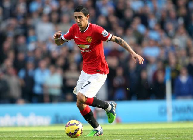 Angel Di Maria was at Manchester United for just one year before leaving for PSG. (Alamy)