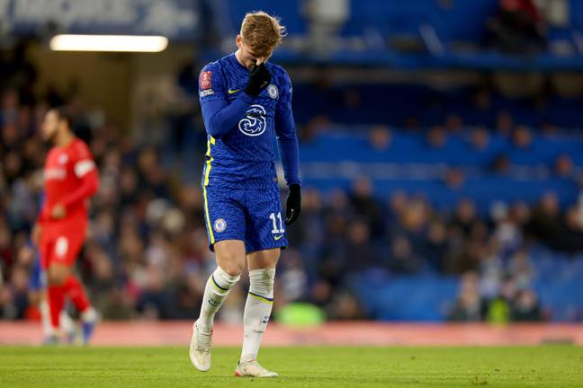Werner's time at Chelsea hasn't been great so far. Image: Alamy