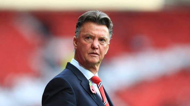 Louis van Gaal as Manchester United manager in 2014