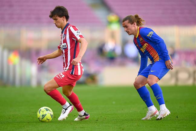 Felix and Griezmann could swap on Tuesday. Image: PA Images