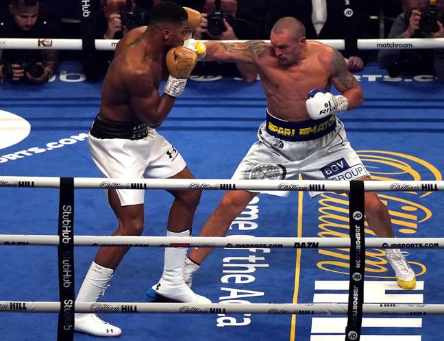 Joshua was completely outboxed by Usyk. Image: PA Images