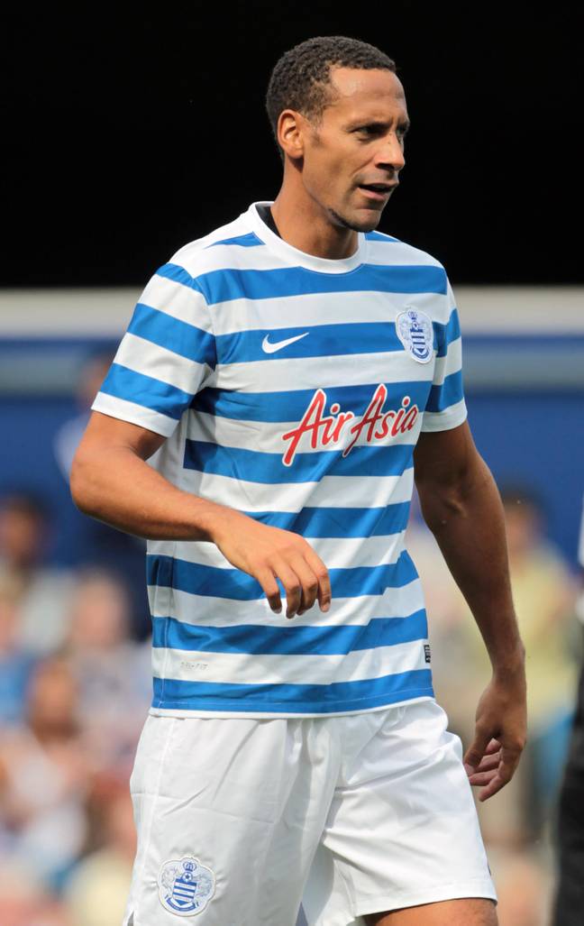 Ferdinand at QPR, image credit : Alamy