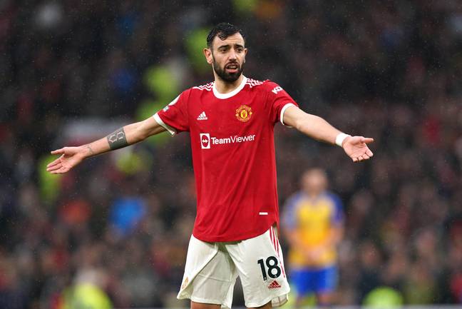 Neville says only Bruno Fernandes would be in with a shout of getting into Manchester City's team (Image: PA)