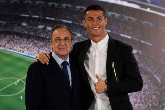 Perez has seemingly ruled out Real Madrid making a move for Ronaldo (Image: Alamy)