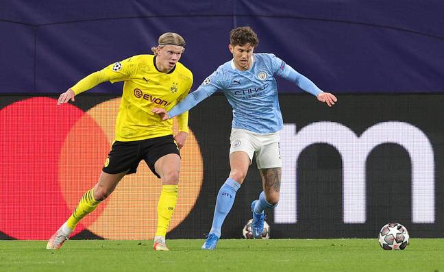 Haaland will be playing against his former team. Image: Alamy