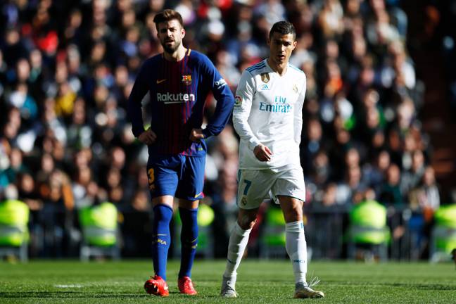 Pique claims he was close to being team-mates with Ronaldo at the Bernabeu (Image: Alamy)