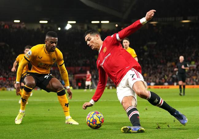 Ronaldo was named captain for Monday's 1-0 defeat to Wolves (Image: Alamy)