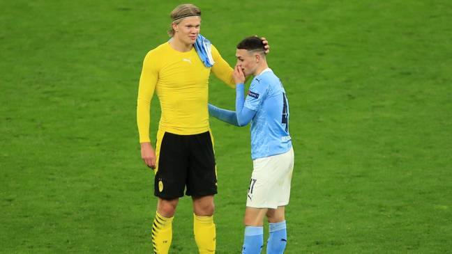 Erling Haaland will play alongside Phil Foden this season (REUTERS / Alamy)