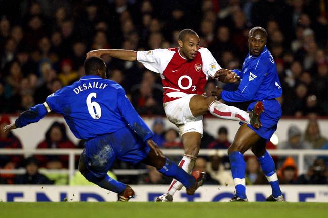 Henry coming up against Chelsea. Image: PA Images
