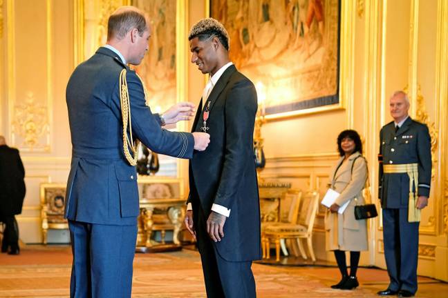 Rashford was awarded an MBE last month for his campaign work (Image credit: Alamy)