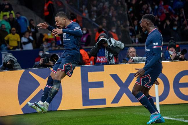 Mbappe scored a superb goal as PSG beat Real Madrid 1-0 on Tuesday (Image: PA)