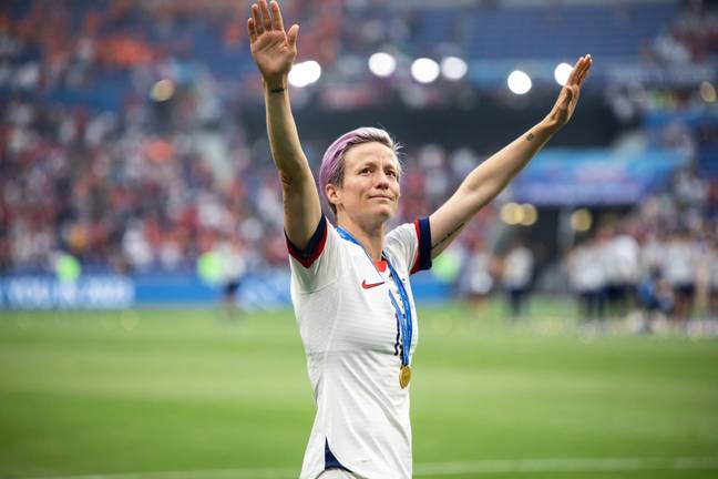 Rapinoe has been one of the most vocal campaigners for equal pay. Image: PA Images
