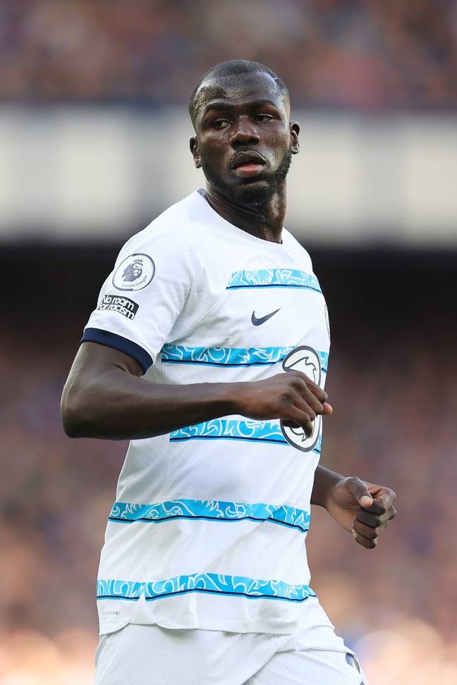 Kalidou Koulibaly on his Chelsea debut against Everton. (Chelsea FC)