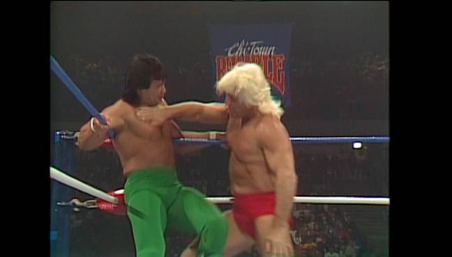 Flair and Steamboat have had some iconic matches. Image: WWE Network