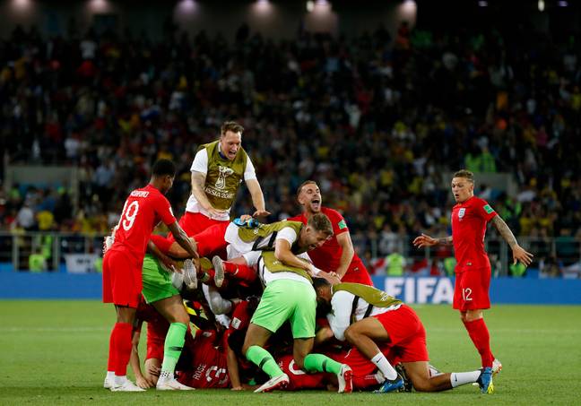 The 2018 World Cup also gave England fans a penalty win. Image: Alamy