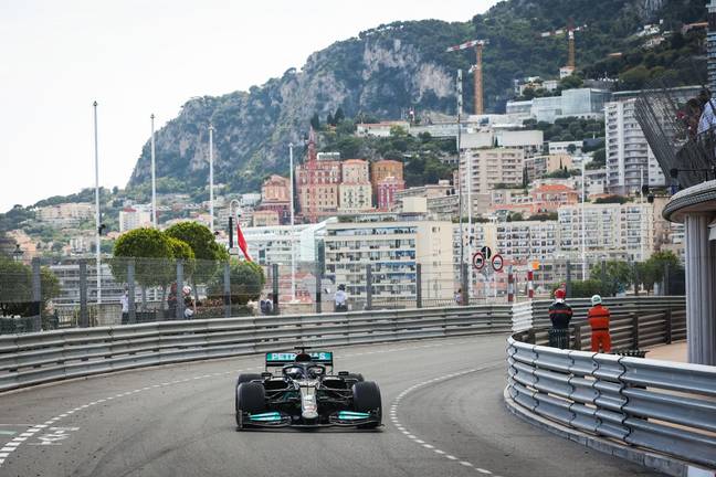 Hamilton at the Monaco grand prix. Image: PA Images
