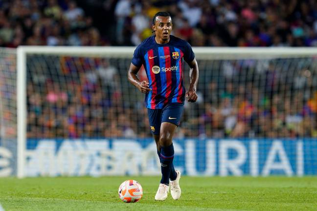 Jules Kounde playing for Barcelona. (Alamy)
