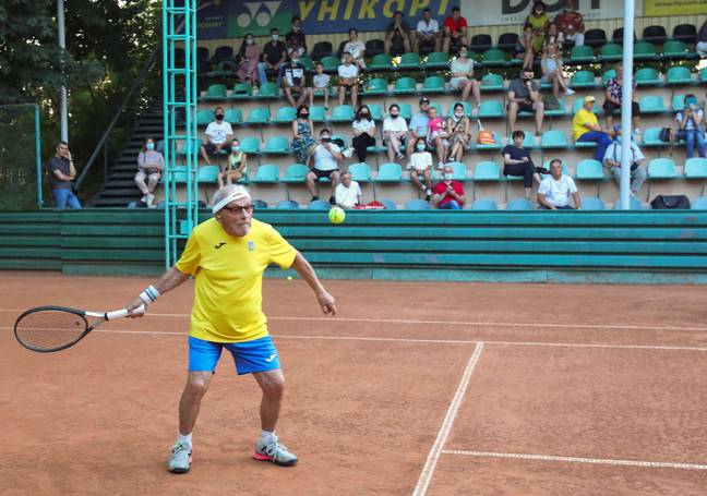 Stanislavskyi started playing tennis when he was 30 (Image: PA)