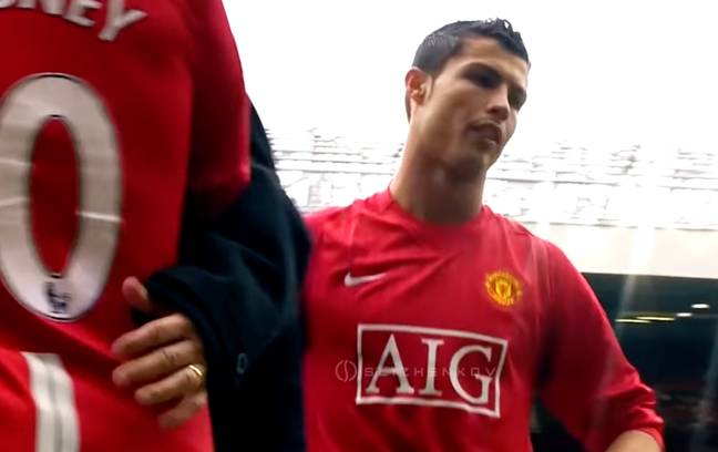 Ronaldo wasn't happy at all. Image: YouTube