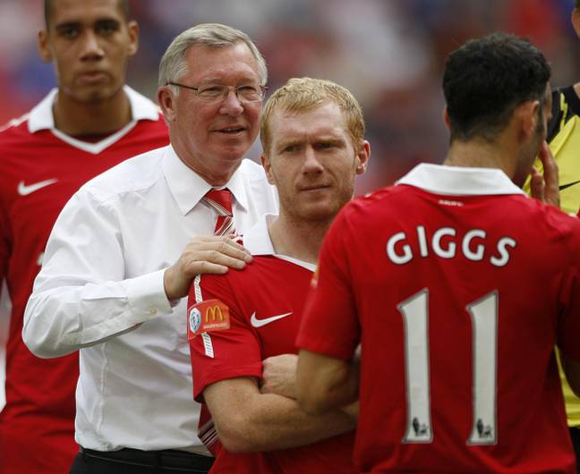 Ferguson soon changed his mind on Scholes. Image: PA Images