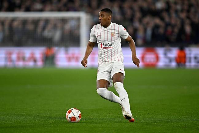 Antony Martial only scored one goal in 12 appearances while on loan at Sevilla last season. (Alamy)